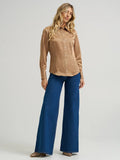WRANGLER X LAINEY WILSON GLAM SATIN WESTERN SNAP SHIRT