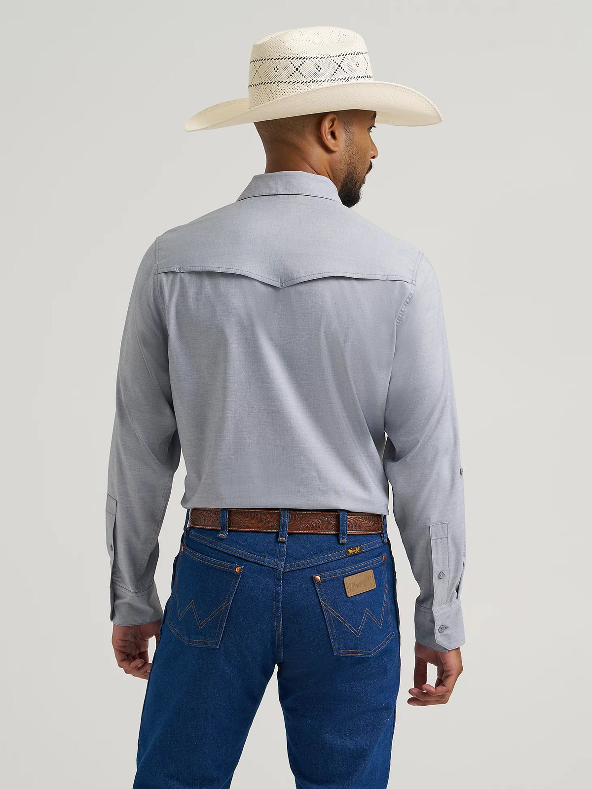MENS WRANGLER ATG™ MEN'S DROVER UTILITY SHIRT - BERING SEA