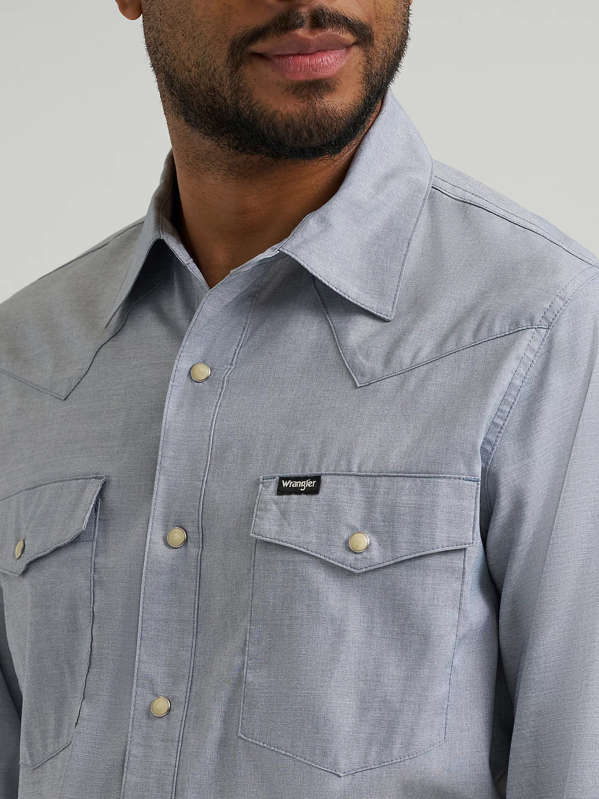 MENS WRANGLER ATG™ MEN'S DROVER UTILITY SHIRT - BERING SEA