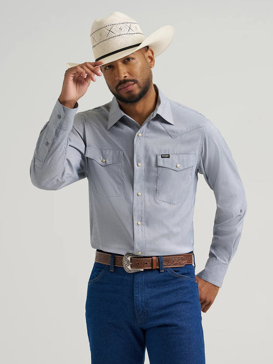 MENS WRANGLER ATG™ MEN'S DROVER UTILITY SHIRT - BERING SEA