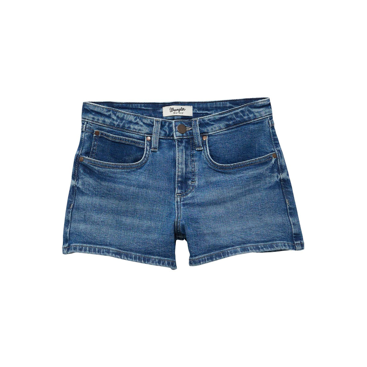 WOMEN'S WRANGLER RETRO MAE MID RISE SHORTS - SAIGE
