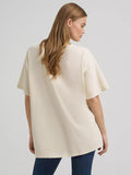 WOMEN'S LAINEY WILSON X WRANGLER BUZZARDS OVERSIZED TEE - BIRCH