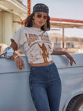 WOMEN'S LAINEY WILSON X WRANGLER BUZZARDS OVERSIZED TEE - BIRCH