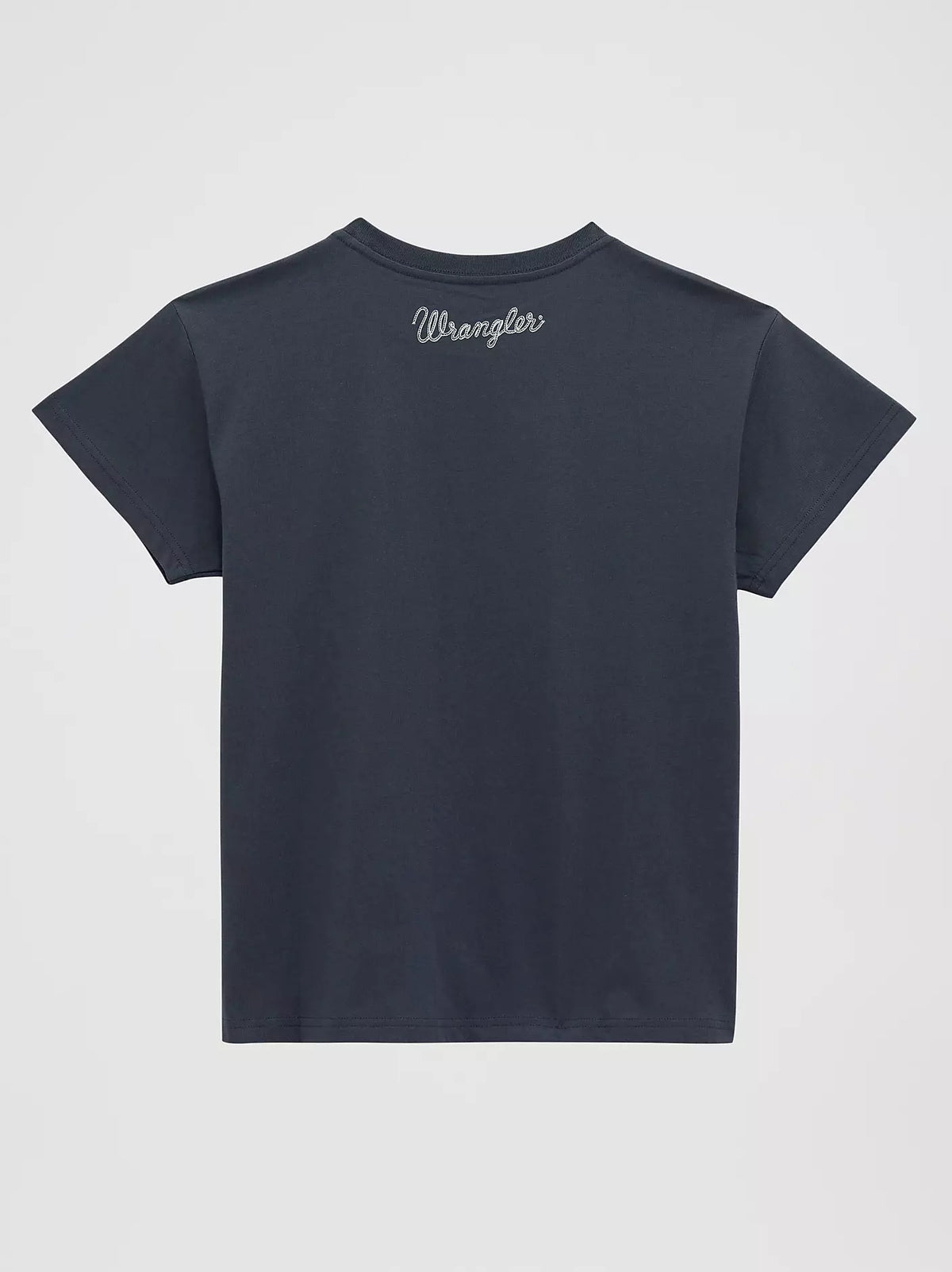 WRANGLER WOMEN'S COWBOYS CRY RETRO REG GRAPHIC TEE - Ombre Blue