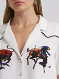 WOMEN'S LAINEY WILSON X WRANGLER CAMP SHIRT