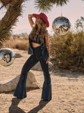WOMEN'S LAINEY WILSON X WRANGLER FLAME PULL ON BELL BOTTOMS