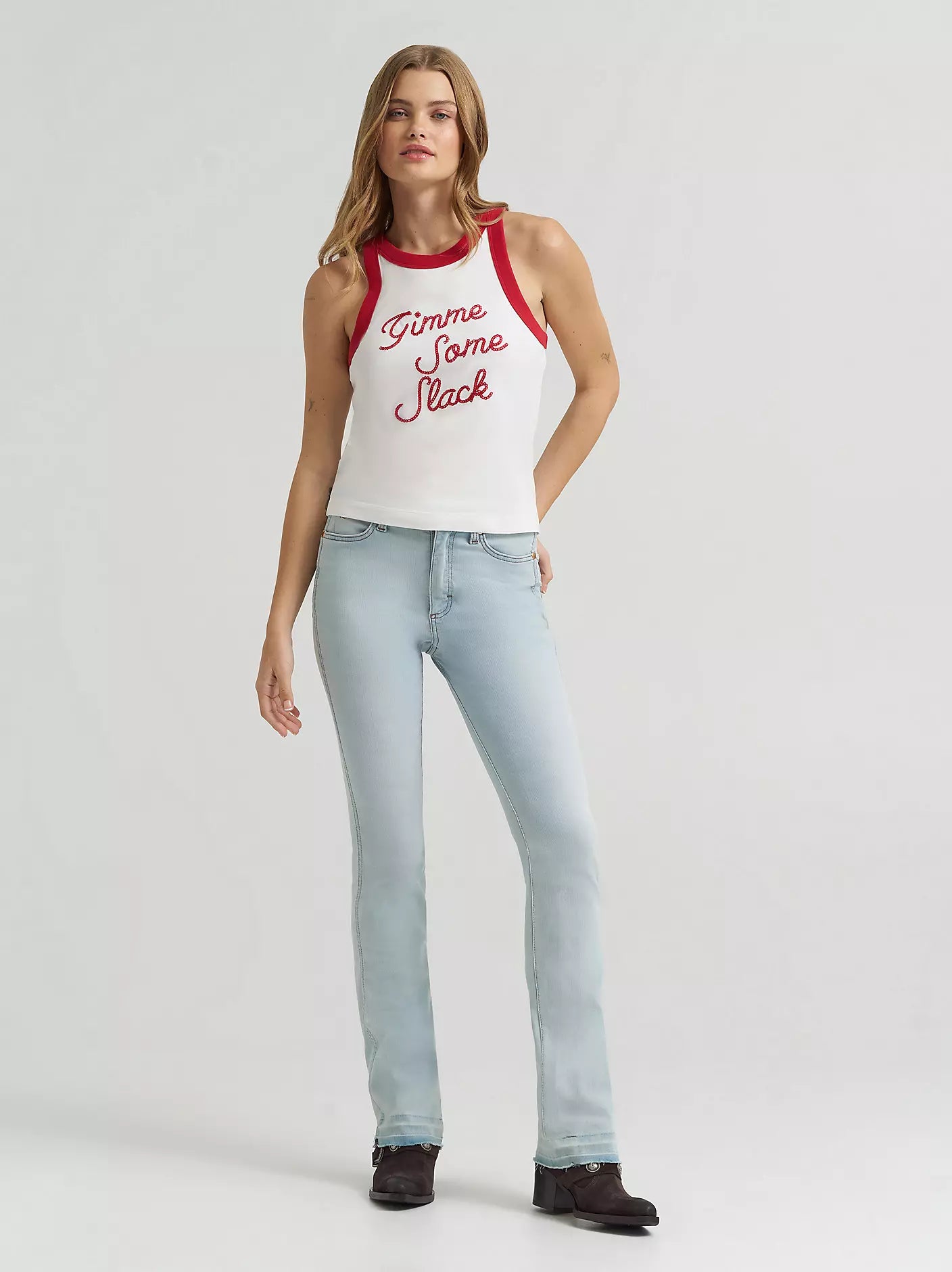 WOMEN'S LAINEY WILSON X WRANGLER GIMME SOME SLACK TANK