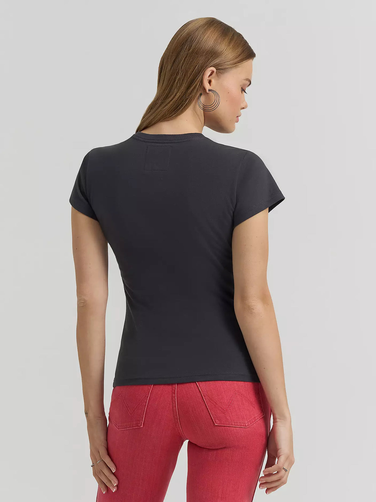 WOMEN'S LAINEY WILSON X WRANGLER ON DECK SHRUNKEN BAND TEE