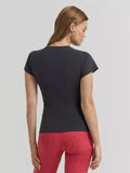 WOMEN'S LAINEY WILSON X WRANGLER ON DECK SHRUNKEN BAND TEE