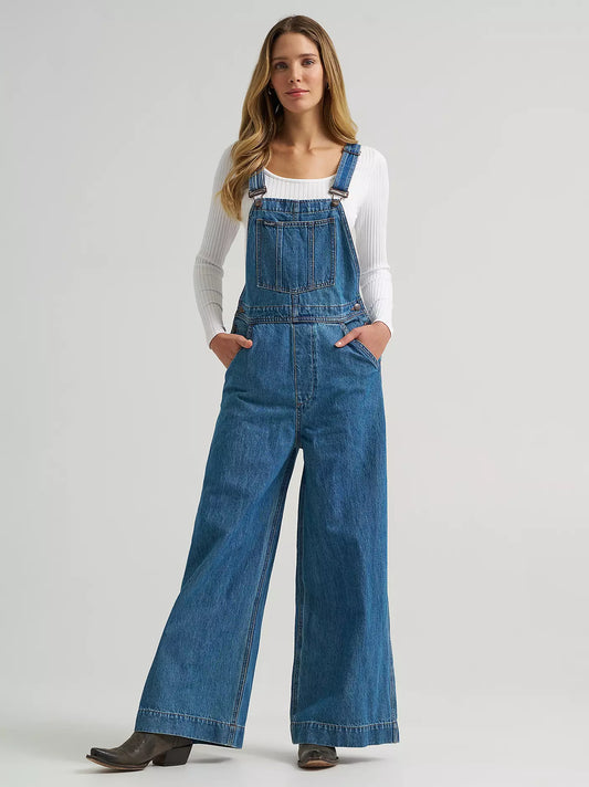 WRANGLER WOMEN'S WRANGLER RETRO® BAILEY WIDE LEG OVERALLS