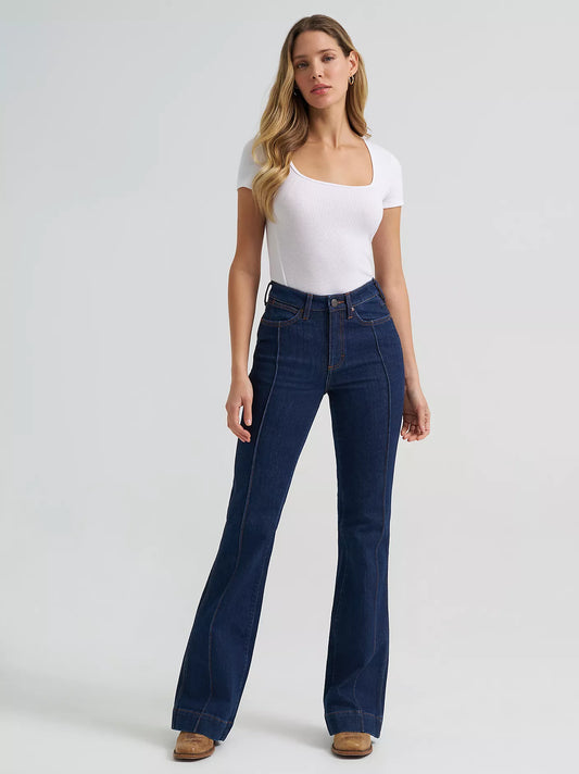 WRANGLER WOMEN'S WRANGLER RETRO® BAILEY HIGH RISE PINTUCK TROUSER 30" JEAN