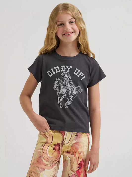 WRANGLER GIRL'S LAINEY WILSON X WRANGLER GIDDY UP TEE