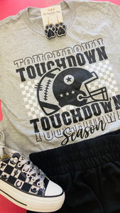 TOUCHDOWN SEASON TEE - GREY