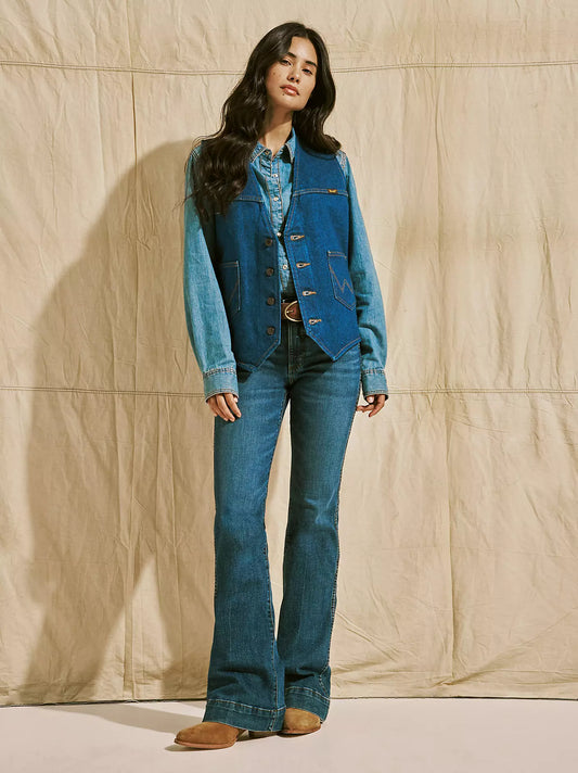 WRANGLER Retro® The Green Jean - Trouser - Sara - 11MPEPS