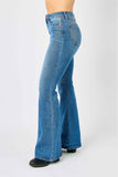 JUDY BLUE HIGH WAIST CLASSIC FLARE - MEDIUM STONE