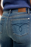 JUDY BLUE MID RISE ALEX BOOTCUT JEAN - DARK STONE
