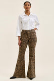 JUDY BLUE MID RISE JAQUELINE FLARE P LEOPARD LUXE