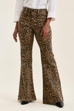 JUDY BLUE MID RISE JAQUELINE FLARE P LEOPARD LUXE