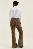 JUDY BLUE MID RISE JAQUELINE FLARE P LEOPARD LUXE