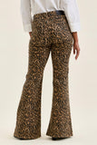 JUDY BLUE MID RISE JAQUELINE FLARE P LEOPARD LUXE