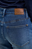 JUDY BLUE MID RISE BILLIE BOYFRIEND DARK COZY INDIGO JEANS
