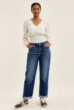 JUDY BLUE MID RISE BILLIE BOYFRIEND DK TRUE INDIGO