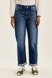 JUDY BLUE MID RISE BILLIE BOYFRIEND DK TRUE INDIGO