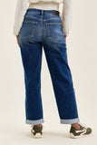 JUDY BLUE MID RISE BILLIE BOYFRIEND DK TRUE INDIGO
