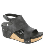 VERY G WOMEN'S WALLY TOOLED SANDAL - BLACK