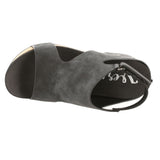 VERY G WOMEN'S WALLY TOOLED SANDAL - BLACK