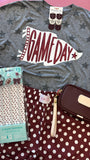 EASY WIN POLKA DOT BOXER SHORTS - MAROON