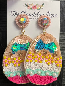 HAPPY EASTER EGG EARRINGS