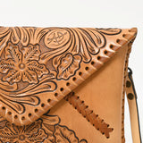 AMERICAN DARLING ENVELOPE HAND TOOLED LEATHER BAG - ADBG1109A