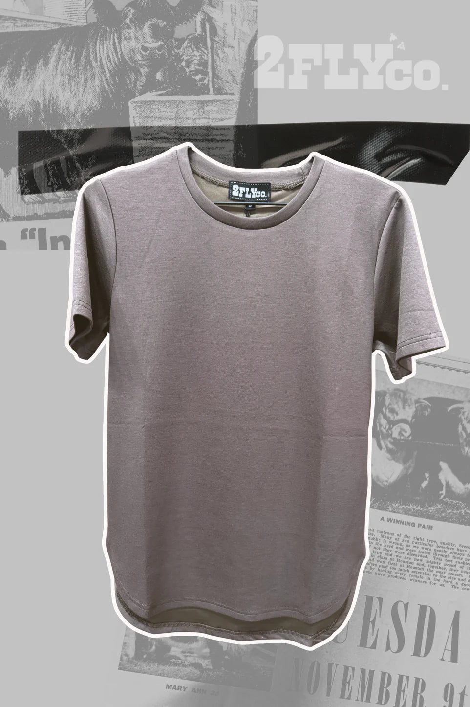 CLOUD BASIC FREE TEE - MOCHA