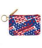 USA FLAG ID WALLET LANYARD