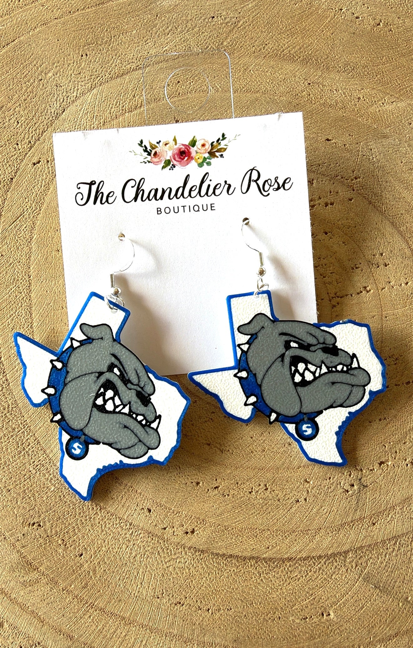 Bulldogs Texas Earrings