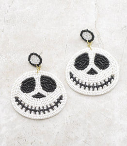 JACK SKELETON BEARDED EARRINGS