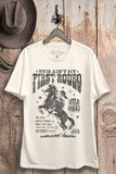 THIS AIN'T MY FIRST RODEO WESTERN TEE - IVORY