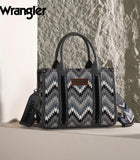 Wrangler Southwestern Pattern Dual Sided Print Concealed Carry MINI Tote - Gray