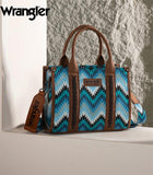 Wrangler Southwestern Pattern Dual Sided Print Concealed Carry MINI Tote - Jean