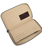 Vintage Wrangler Canvas Zip Wristlet - Tan