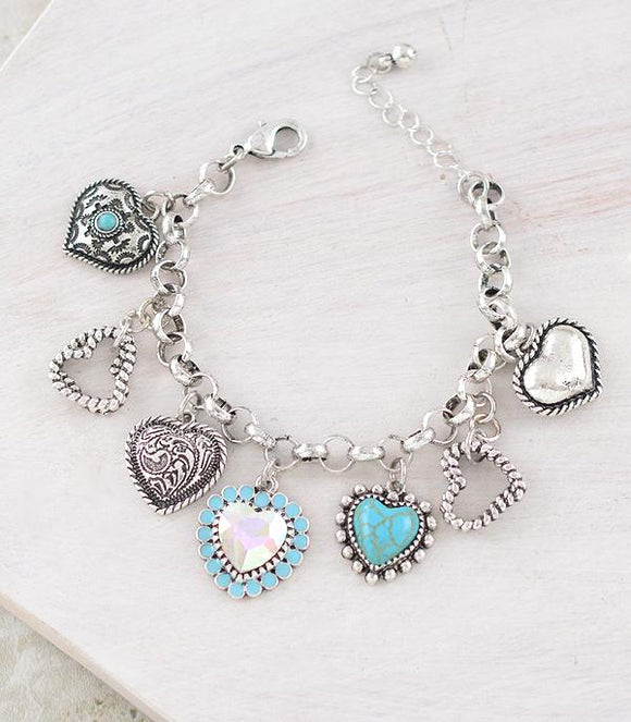 Western Charm Heart Collection Bracelet