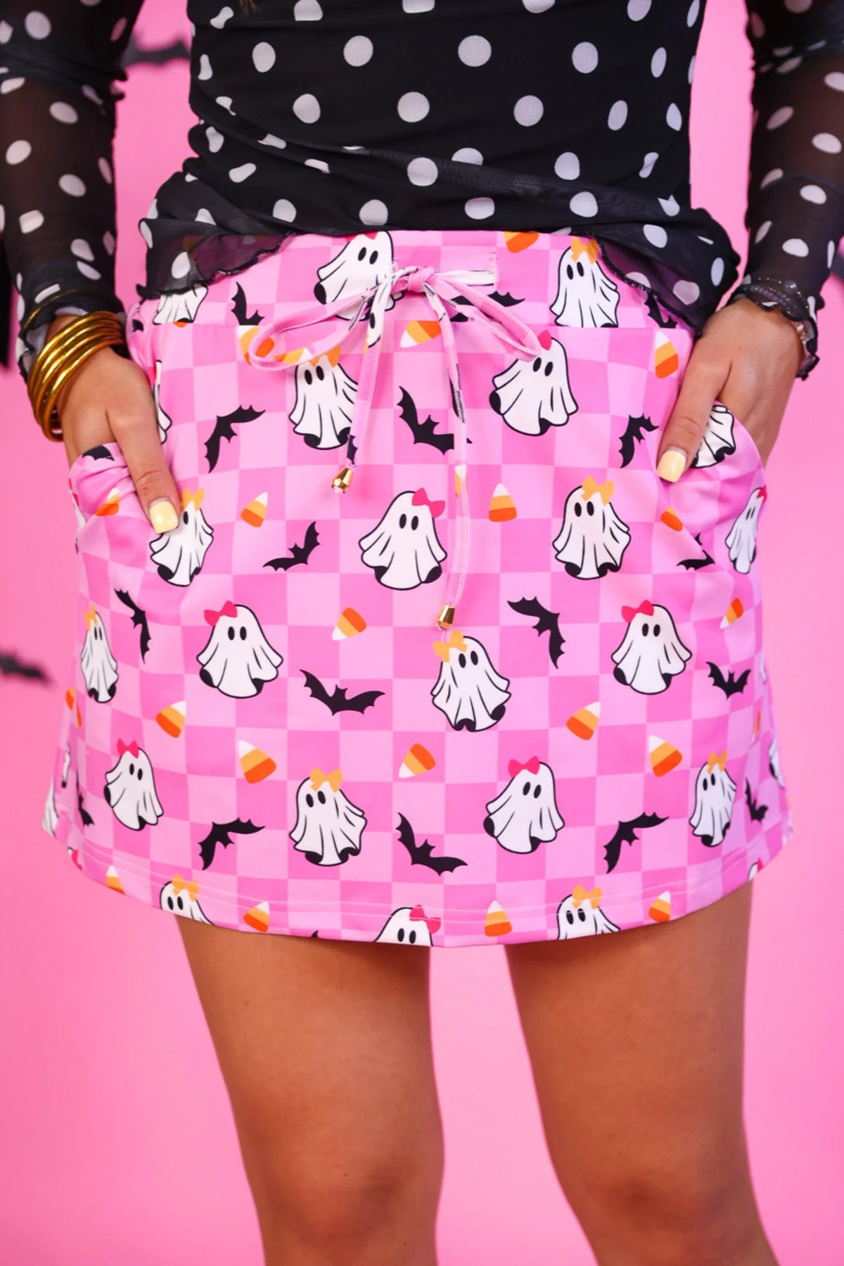 CHECKERED GIGI THE GHOST SKORT