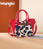 Wholesale Wrangler Cow Print Mini Tote Crossbody - Red