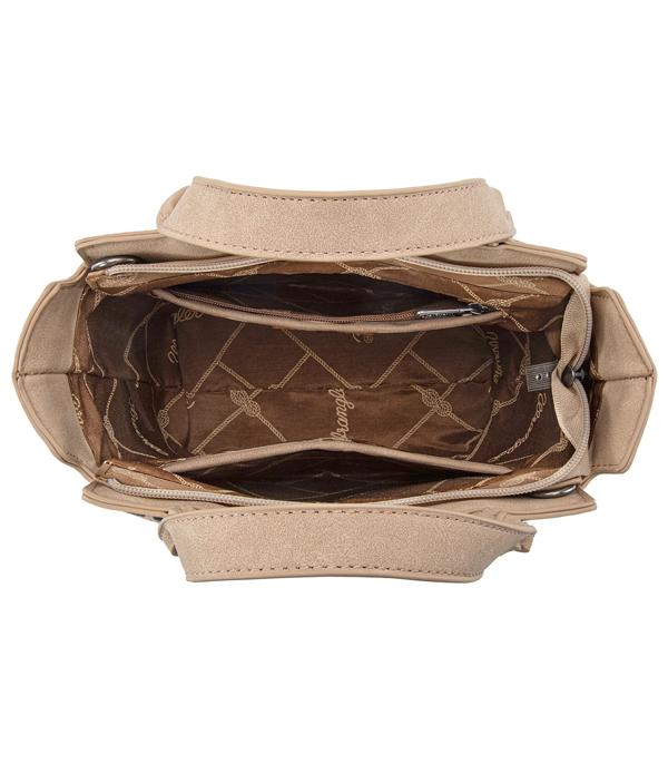 Wrangler Leopard Print Tote/Crossbody - TAN