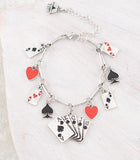 ACE CARD CHARM BRACELET