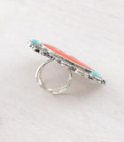 WESTERN COWSKULL CONCHO RING