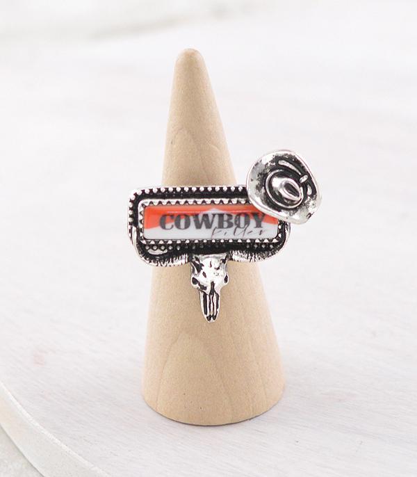 COWBOY KILLER COWSKUL RING
