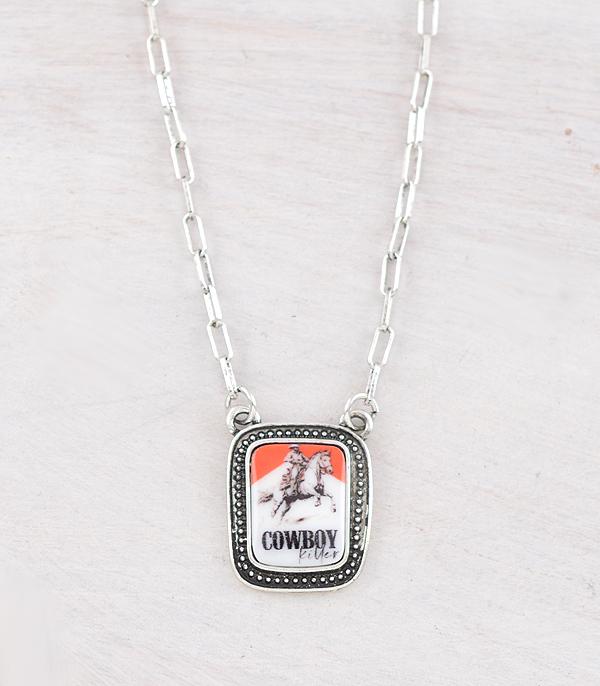 WESTERN COWBOY KILLER PENDANT NECKLACE