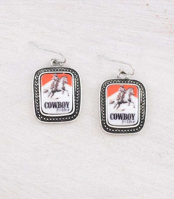 WESTERN COWBOY KILLER EARRINGS
